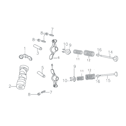 32 Camshaft Assy 