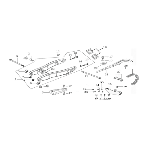 10 Swing Arm Assy