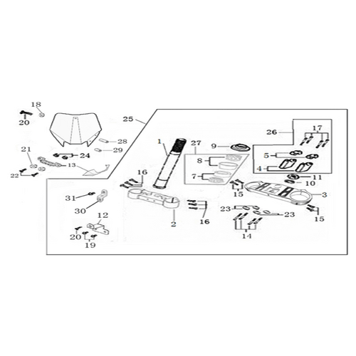 02 Steering Stem Assembly