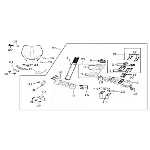 02 Steering Stem Assembly