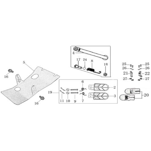 09 Foot Peg Assy