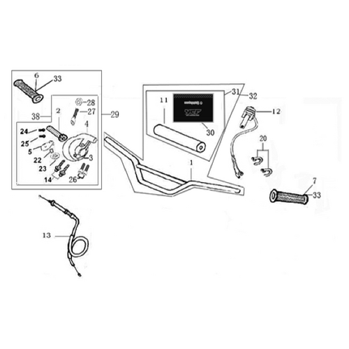 01 Handle Bar Assembly