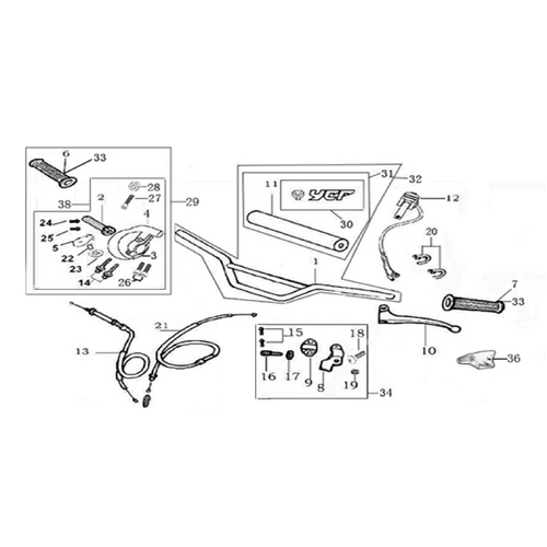 01 Handle Bar Assembly