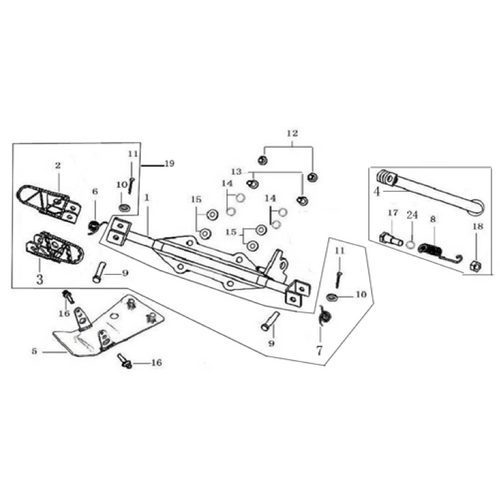 09 Foot Peg Assy
