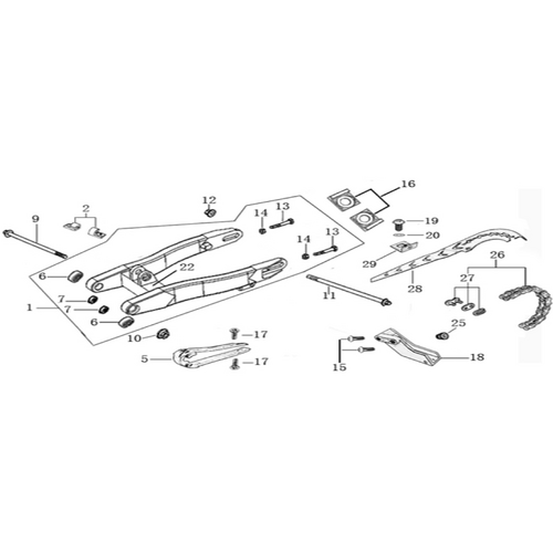10 Swing Arm Assy
