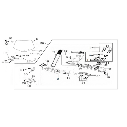 02 Steering Stem Assembly