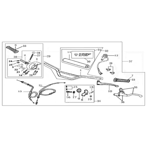 01 Handle Bar Assembly