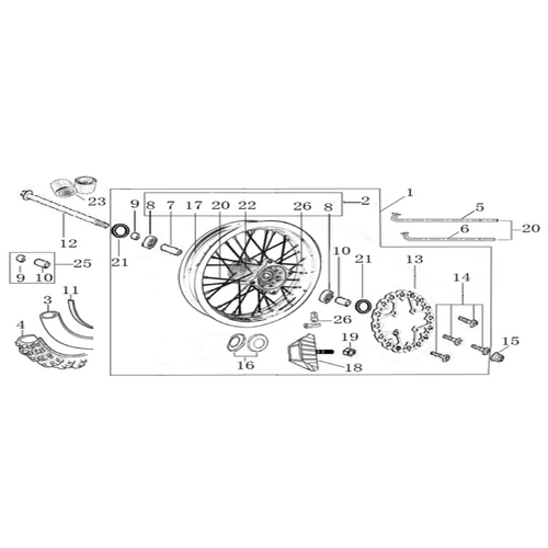 04 Front Wheel Assy