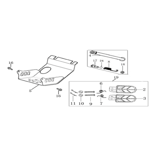07 Foot Peg Assy