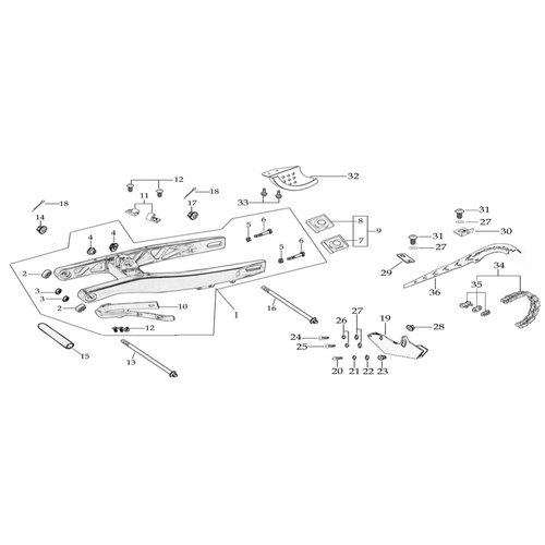08 Swing Arm Assy