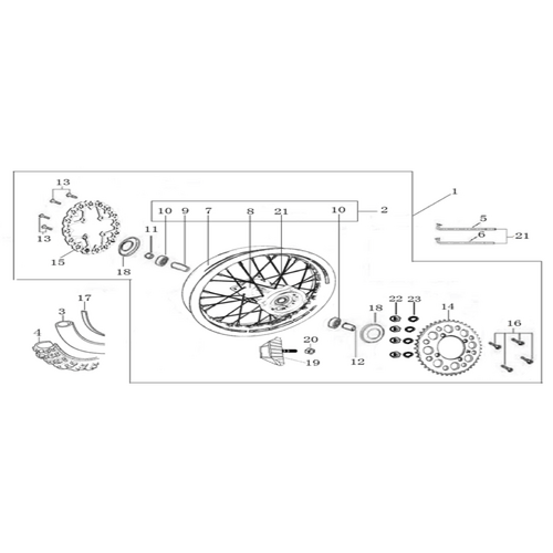 09 Rear Wheel Assy