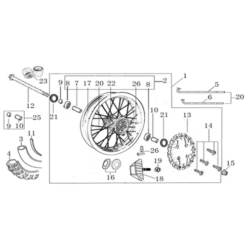 04 Front Wheel Assy