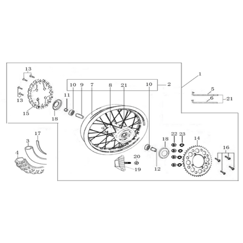 09 Rear Wheel Assy