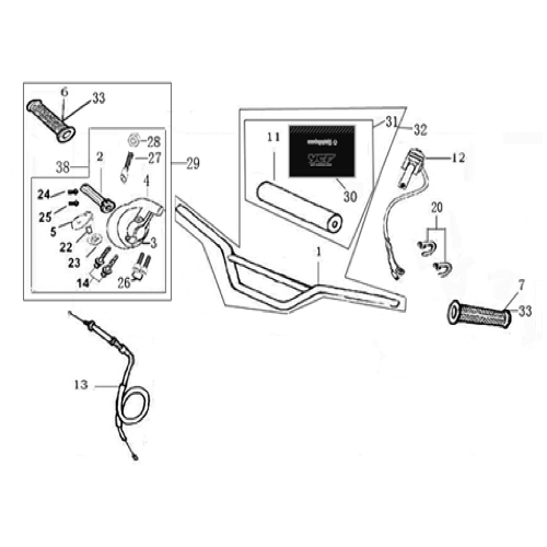 01 Handle Bar Assembly
