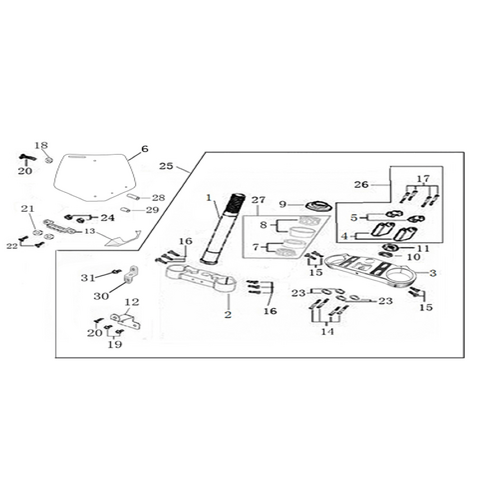 02 Steering Stem Assembly