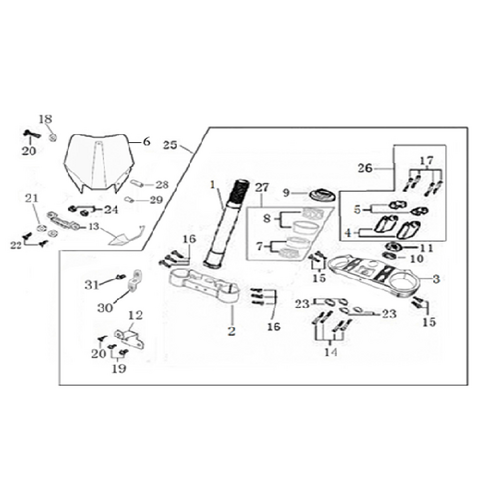 02 Steering Stem Assembly