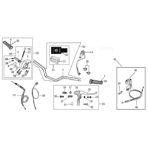 01 Handle Bar Assembly