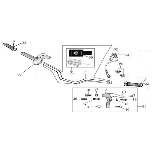 01 Handle Bar Assembly