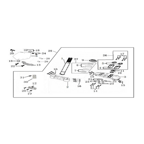 02 Steering Stem Assembly