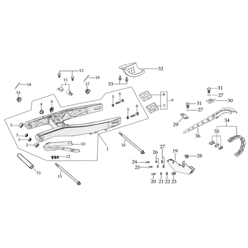 10 Swing Arm Assy