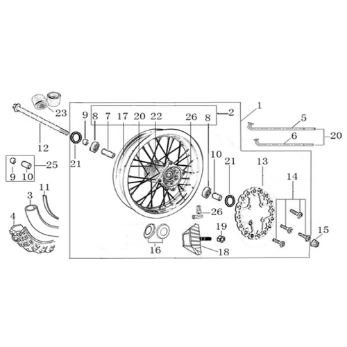Front Wheel Assy