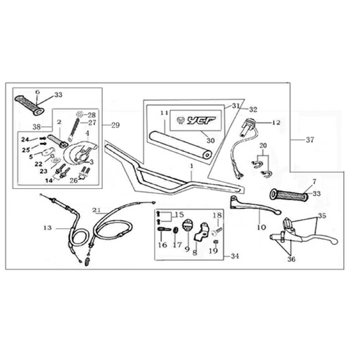 01 Handle Bar Assembly