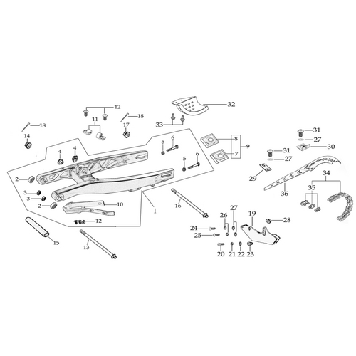 10 Swing Arm Assy