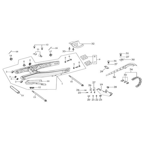 10 Swing Arm Assy