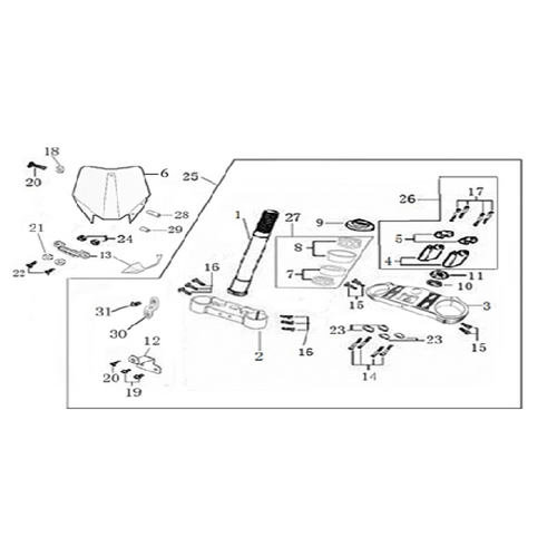 02 Steering Stem Assembly