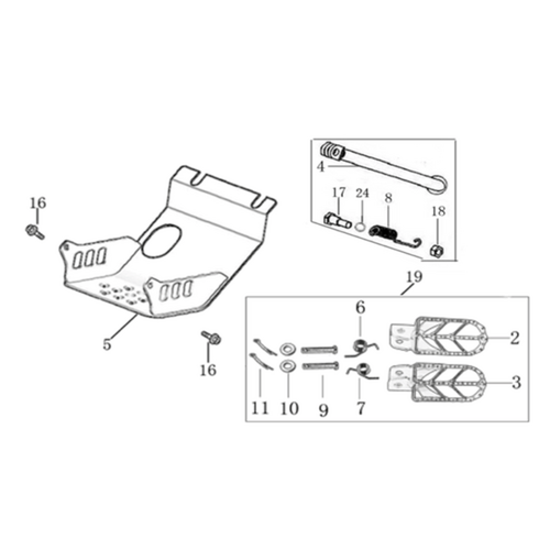 09 Foot Peg Assy