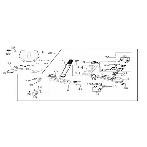 02 Steering Stem Assembly