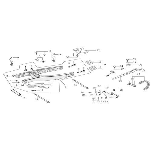 10 Swing Arm Assy