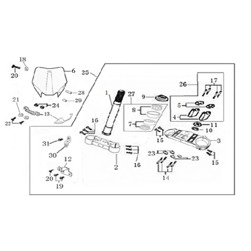 02 Steering Stem Assembly