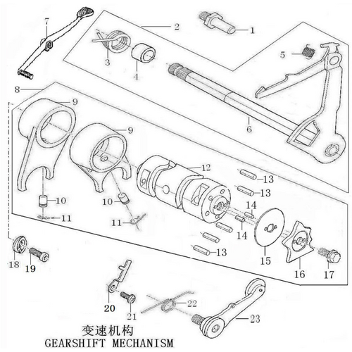 38 Gearshaft Mechanism