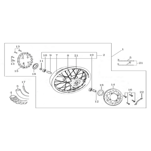 11 Rear Wheel Assy