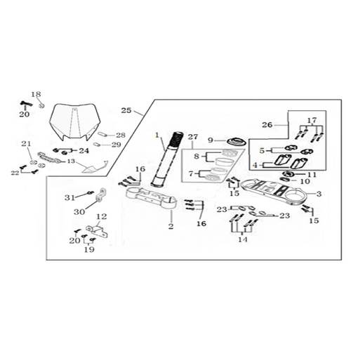 02 Steering Stem Assembly
