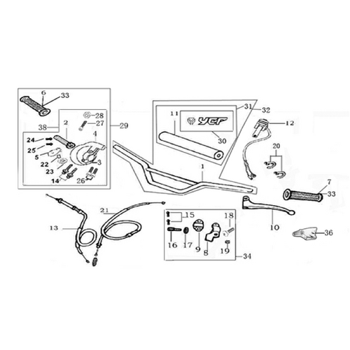 01 Handle Bar Assembly