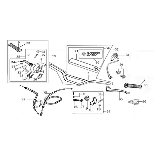 01 Handle Bar Assembly