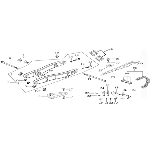 10 Swing Arm Assy