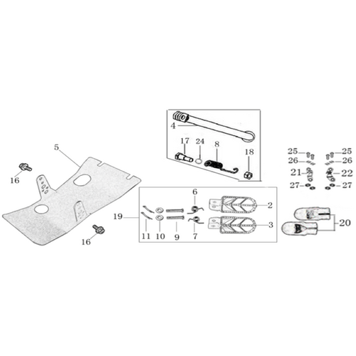 09 Foot Peg Assy