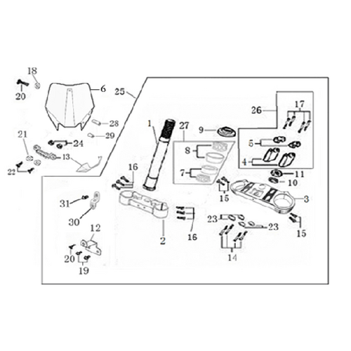 02 Steering Stem Assembly