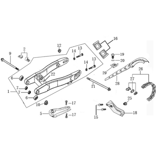 10 Swing Arm Assy