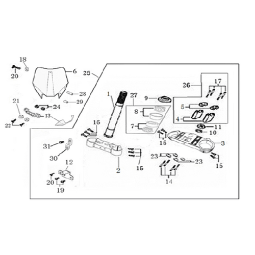 02 Steering Stem Assembly