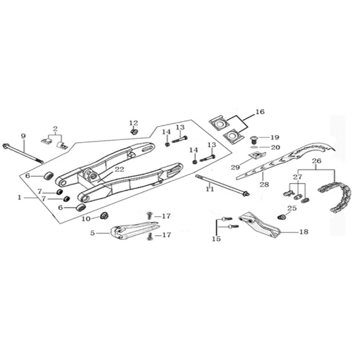 10 Swing Arm Assy