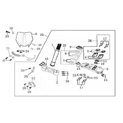 02 Steering Stem Assembly