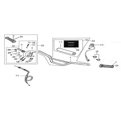 01 Handle Bar Assembly