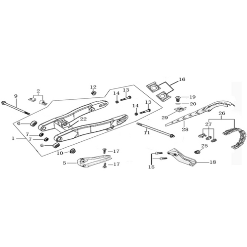 10 Swing Arm Assy