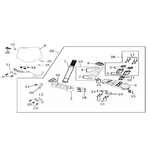 02 Steering Stem Assembly