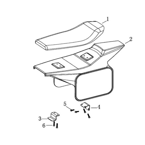 13 Seat & Plastic Kit