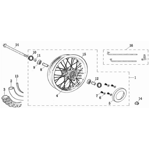 05 Front Wheel Assy